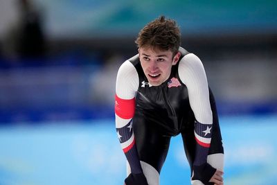 Casey Dawson overcomes 45 PCR tests, lost luggage and borrowed skates to become an Olympian at last