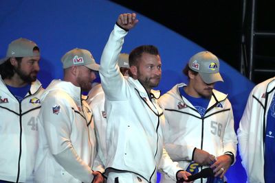 Watch: McVay, Whitworth and Donald give speeches at Rams’ Super Bowl fan rally