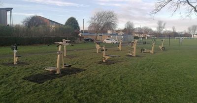 Falkirk district's only outdoor gym open for business