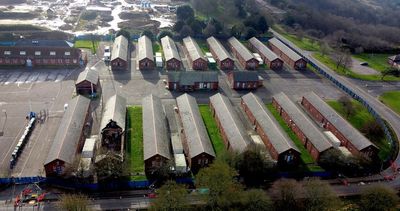 Picnic tables and basketball hoop not enough to improve conditions at Napier Barracks, charities warn