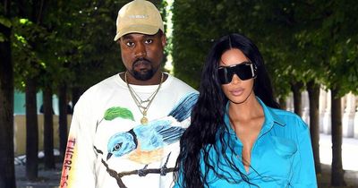 Kanye West shares, then deletes text message sent from Kim Kardashian