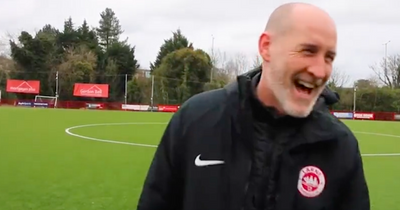 Watch Larne FC Academy Director's hilarious f-bomb blooper reel
