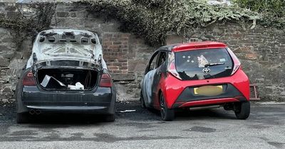 Car torched in Dundee as vehicle burnt out and two more on fire in car park