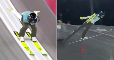 Chinese ski jumper gets perfect score despite poor jump in Winter Olympics gaffe