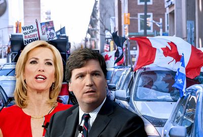 Tucker backs Canadian trucker protest