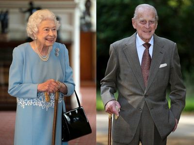 Queen Elizabeth used Prince Philip’s cane while celebrating 70 years on the throne