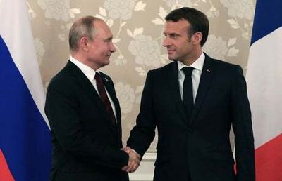 Emmanuel Macron claims Vladimir Putin promised no further escalation in Ukraine