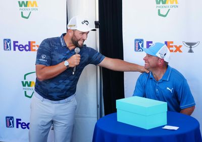 D.J. Gregory, who was born with cerebral palsy and has walked over 42,000 holes at PGA Tour events, honored with Courage Award