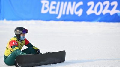 Australia's Belle Brockhoff fourth in women's snowboard cross at Beijing Winter Olympics