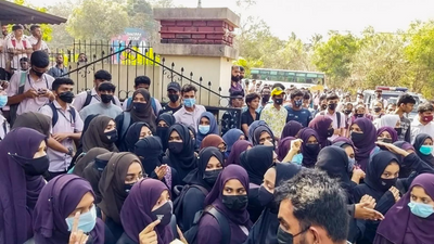 Karnataka: Schools & colleges shut for 3 days as hijab row turns violent