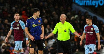 Manchester United captain Harry Maguire blames the rain for yellow card vs Burnley