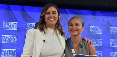 Making change, making history, making noise: Brittany Higgins and Grace Tame at the National Press Club