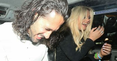 Emily Atack clambers into taxi with Strictly's Graziano after wild BRITs afterparty