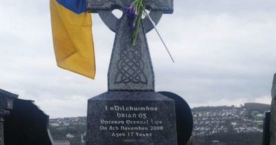 Steelstown bring trophies to graveside of Brian Óg McKeever following All-Ireland win