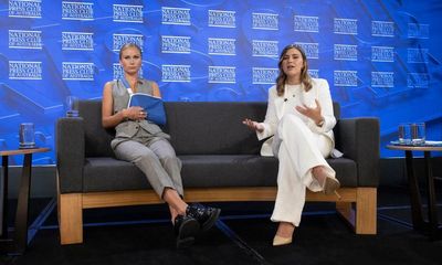 Grace Tame and Brittany Higgins: nine key moments from the sellout press club event