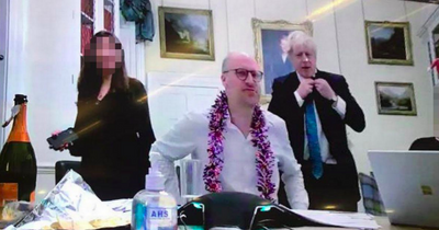 Boris Johnson faces fresh Downing Street partygate claims as he is pictured with bottle of fizz