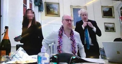 New photo shows Boris Johnson near open bottle of bubbly at Downing Street lockdown Christmas quiz