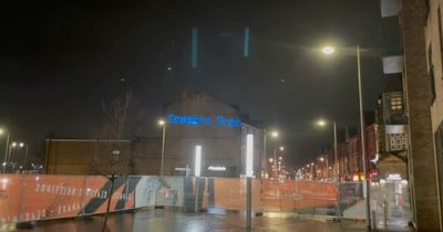 Mystery over 'Season's Greetings belongs to Port Talbot' light show on eve of Banksy artwork's move