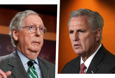 GOP leaders: Trapped by Trump