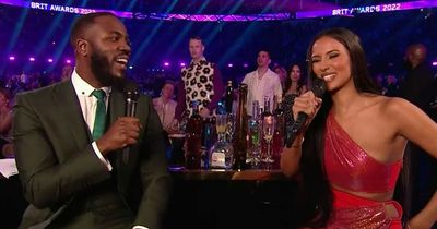 Brit Awards 2022: Maya Jama shuts down Mo Gilligan's question about engagement ring on live television