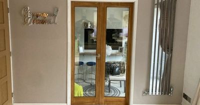 Mum recreates luxury £1,200 doors herself for just £10 - and it looks so professional