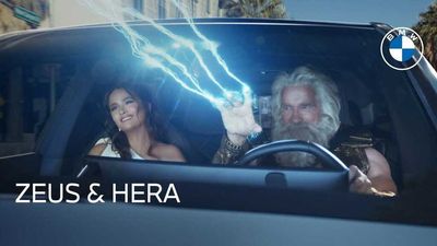 BMW's Super Bowl Ad Features iX SUV, Starring Zeus And Hera