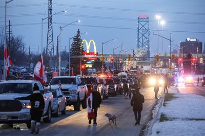 Saunas and fire pits: Ottawa’s truck protesters in it for the long haul