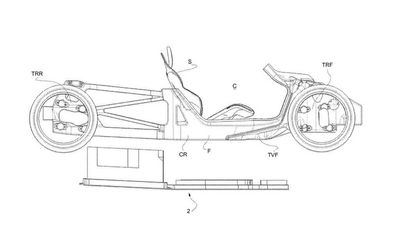 Ferrari Patent Drawings Show Midship-Mounted Battery Pack