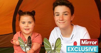 Pride of Britain heroes Harmonie-Rose and Max team up to raise money for charity