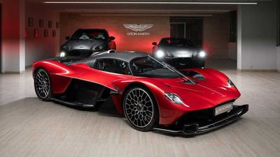 Aston Martin Valkyrie In Norway Looks Stunning In Supernova Red