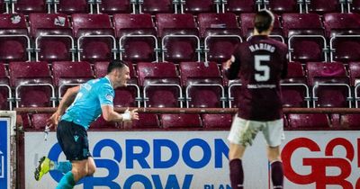 Hearts 1 Dundee 2 as Danny Mullen drags Dark Blues off the bottom with big impact a Tynecastle