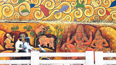 Artists told to 'modify' paintings in Chennai subway