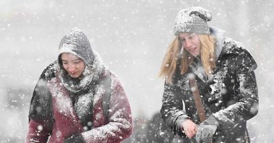 UK snow forecast: Britain braces for four inches and 75mph gales causing chaos today