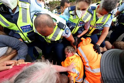 ‘Move on’: New Zealand police break up Wellington trucker protest