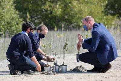 Prince William visits Dubai in his first overseas trip since Covid