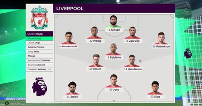 We simulated Liverpool vs Leicester City with Mohamed Salah return and Luis Diaz making Premier League debut