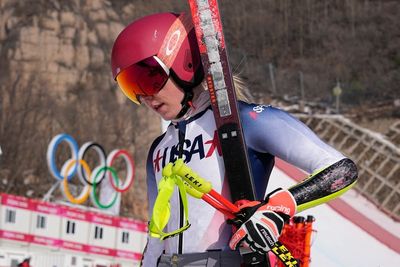 Shiffrin seeks Olympic reset, takes 2 super-G training runs