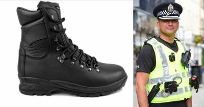 The £150 footwear issued to Ayrshire police officers in deal that could cost taxpayers over £100,000