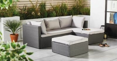 Aldi confirms return date of garden furniture SpecialBuy rattan corner sofa