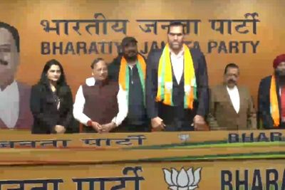 WWE wrestler, actor 'The Great Khali' joins BJP