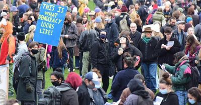 Six protests in Bristol today as Extinction Rebellion and Bristol Airport campaigns take to streets