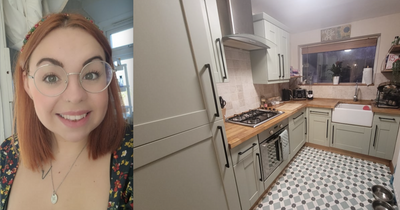 Savvy mum transforms kitchen with money-saving makeover for £279