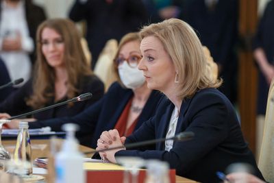Russia says facts 'bounce off' Britain's Truss in tense encounter