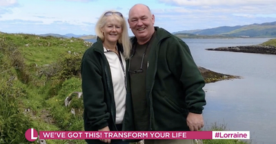 Scots widow who lost husband to Covid in tears after Lorraine beach-hut makeover