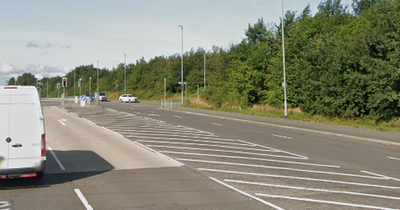 Motorcyclist taken to hospital after crash with ambulance in Mansfield