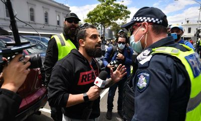 ‘Avi out’: the uncomfortable relationship between Rebel News and Australia’s anti-vaccine protesters