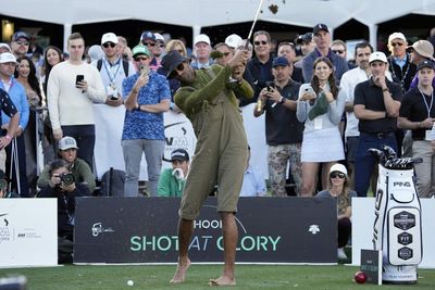 Ex-‘Bachelor’ star Matt James hits holy grail of shanks, nails photographer at WM Phoenix Open Pro-Am