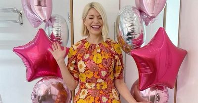 Holly Willoughby looks stunning in floral Ted Baker dress worn on This Morning