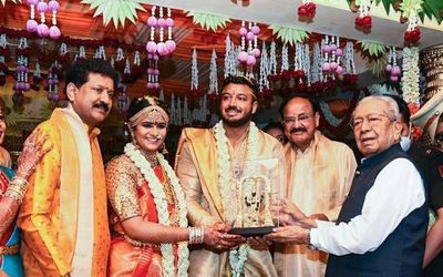 Venkaiah’s granddaughter ties the knot