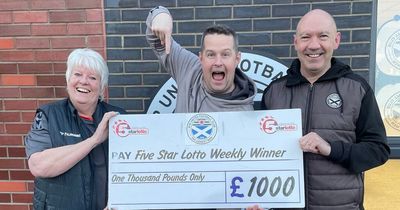 Ayr United superfan rounds off dream week with club lottery jackpot win